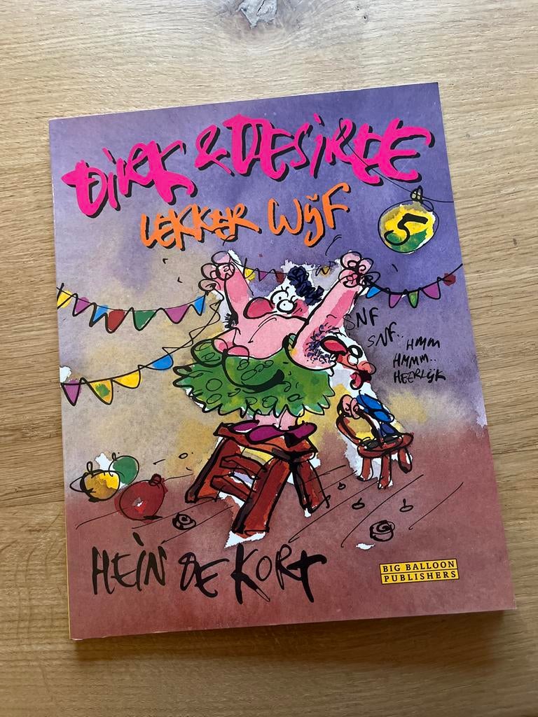 Dirk & Desiree: Lekker Wijf - Hein de Kort stripboek, Boeken, Eén stripboek, Ophalen of Verzenden, Gelezen