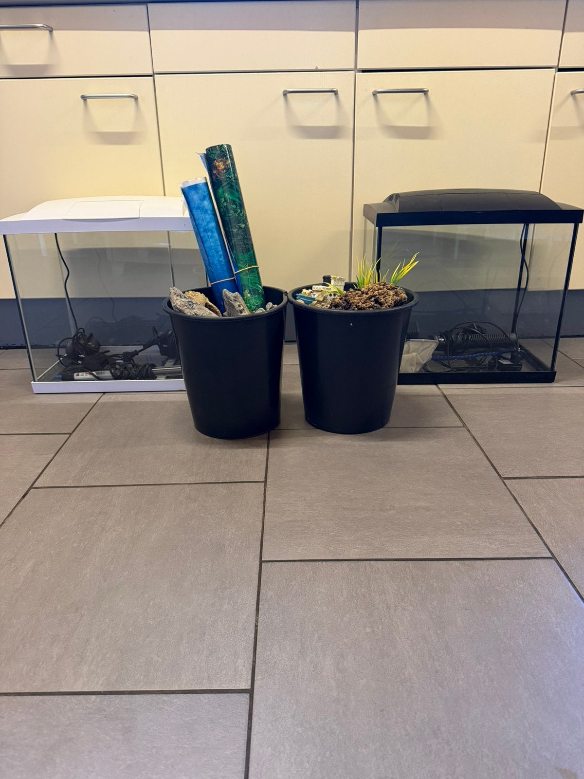 2x aquarium 45L, Dieren en Toebehoren, Vissen | Aquaria en Toebehoren, Ophalen, Zo goed als nieuw, Leeg aquarium