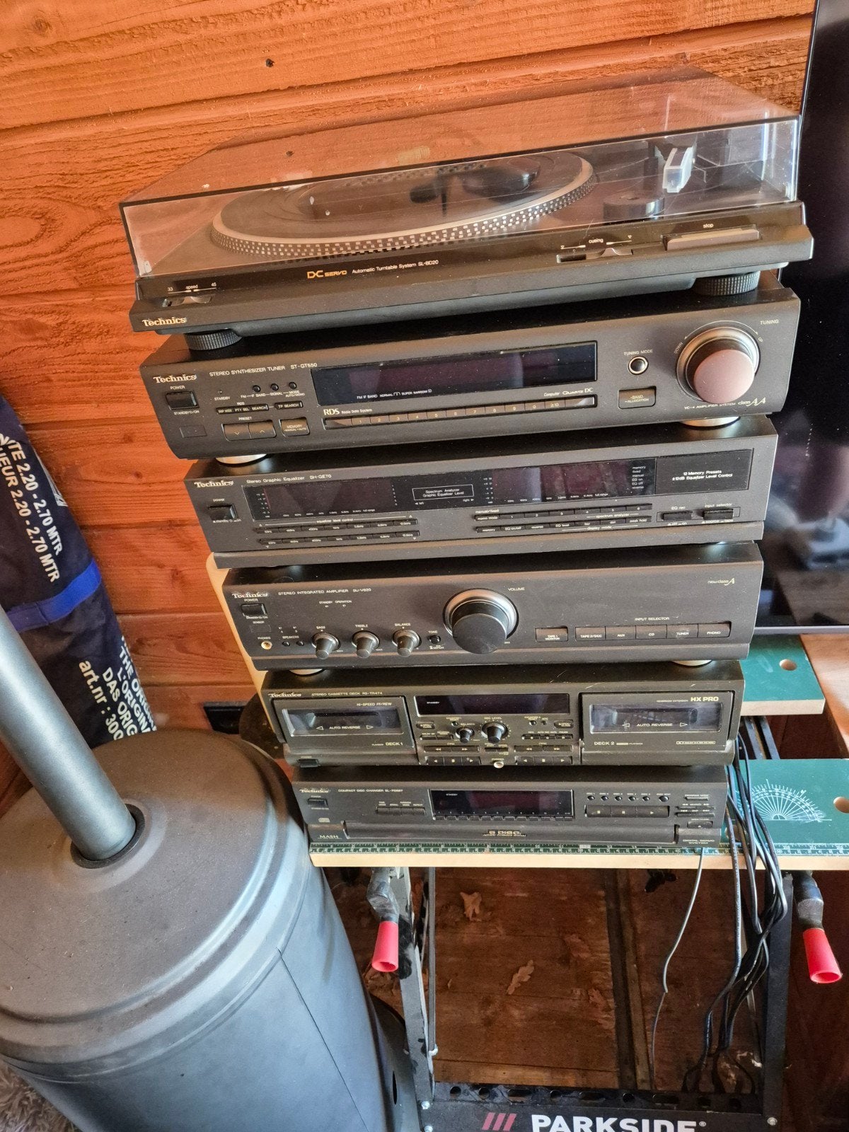 Technics Hifi Set met Draaitafel, Speakers en Meer, Overige merken, Gebruikt, Tuner of Radio, Losse componenten