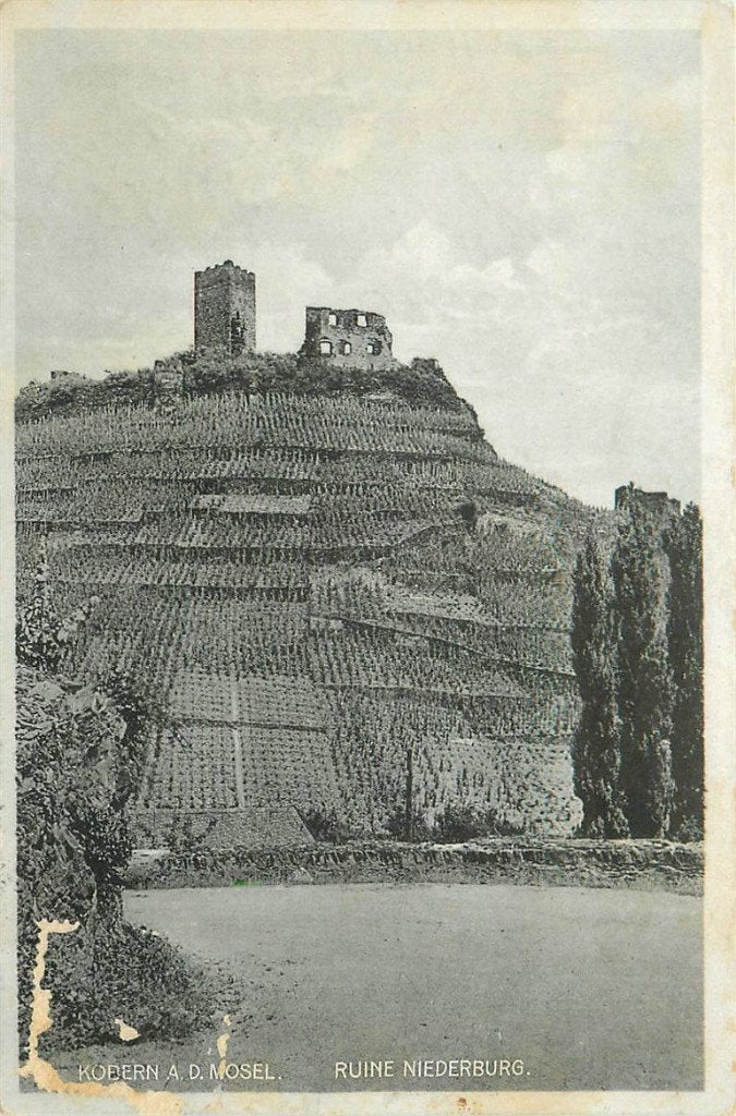 701-419-021 Kobern Mosel Ruine Niederburg, Verzenden, Voor 1920, Duitsland