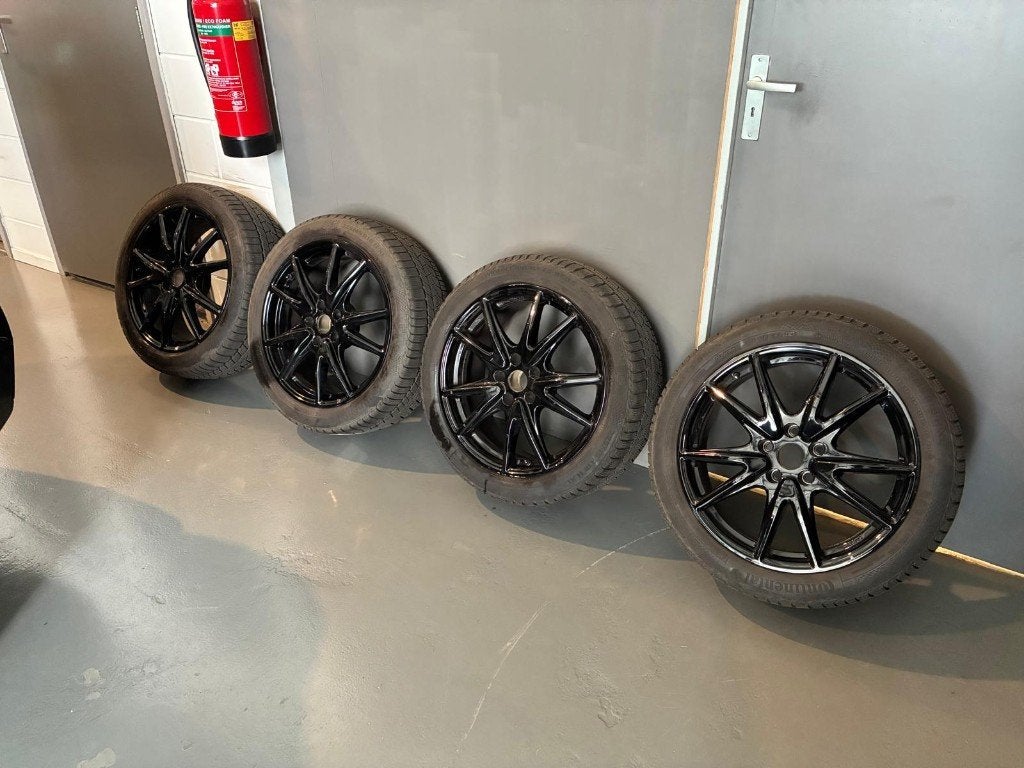 BMW 3-serie G20 G21 G22 G23 G42 velgen + winterbanden Conti, 18 inch, Gebruikt, Banden en Velgen, Personenwagen