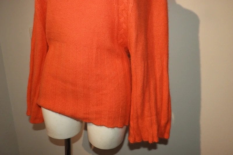 Blugirl folies super zachte baggy trui merk steentjes S/M, Verzenden, Oranje, Zo goed als nieuw, Blugirl Folies