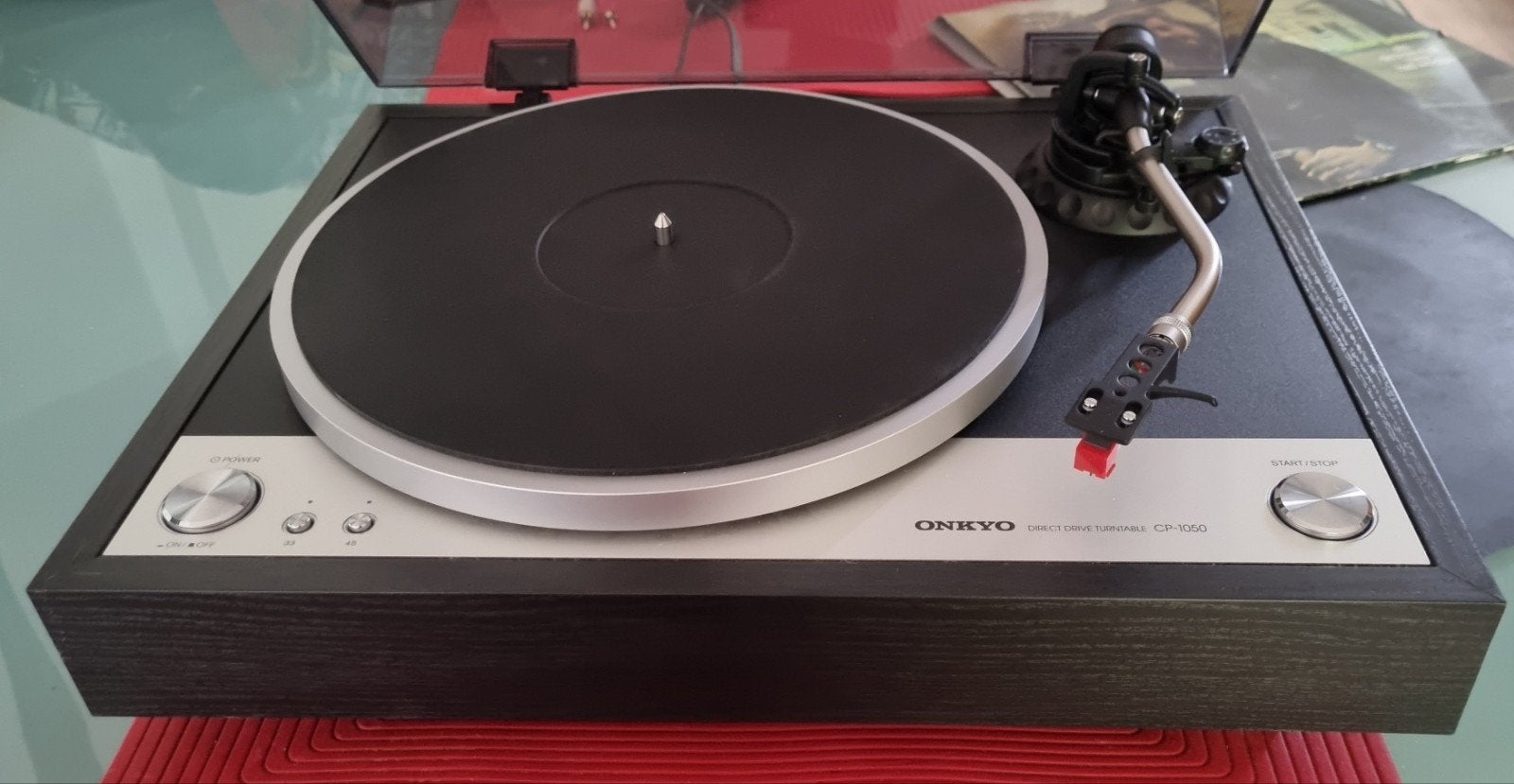 ONKYO CP-1050 DIRECT DRIVE PLATENSPELER, Ophalen of Verzenden, Zo goed als nieuw, Overige merken