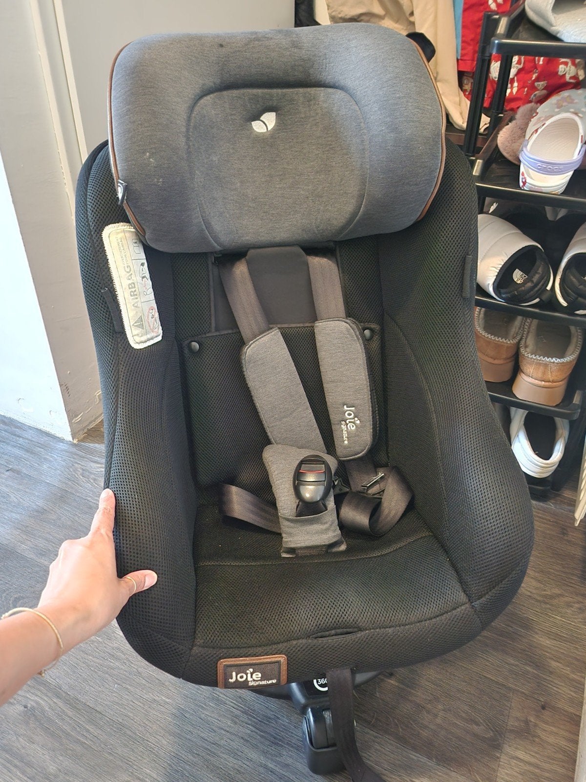 Joie Signature 360 Spin Autostoel - Zwart, Kinderen en Baby's, Autostoeltjes, Overige merken, Verstelbare rugleuning, 0 t/m 18 kg