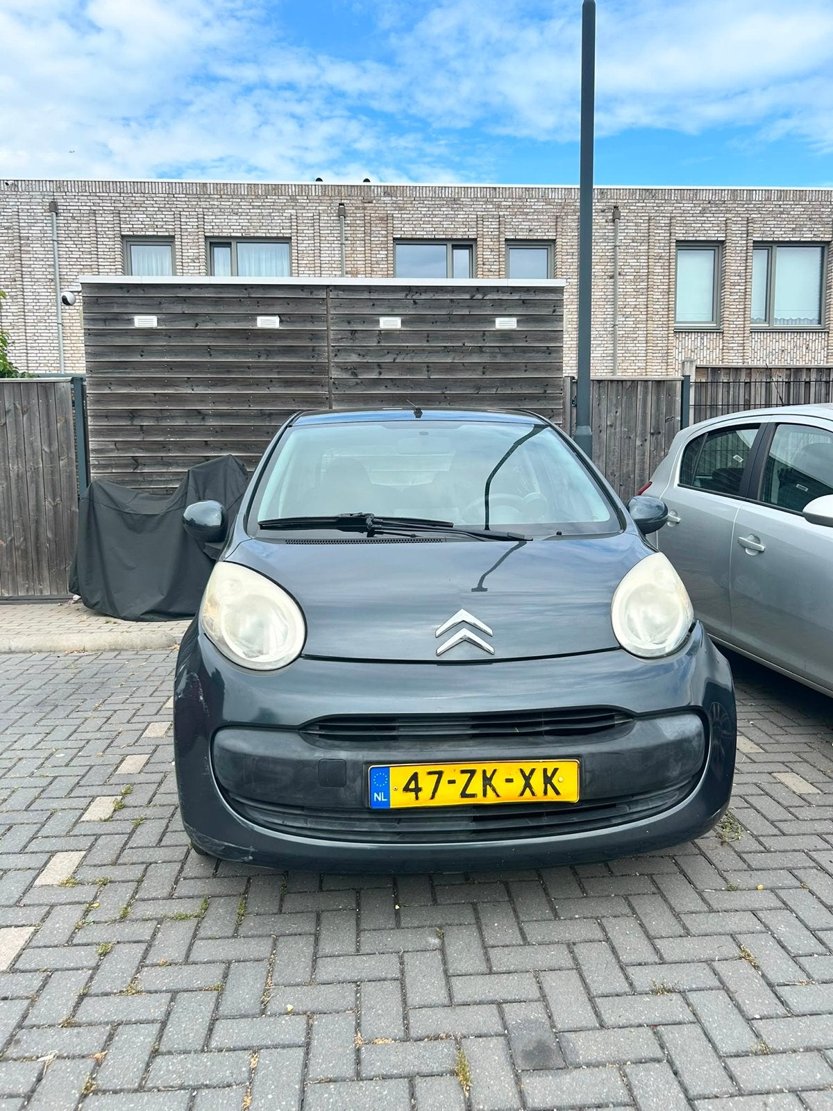 Citroën C1 1.0 5-DRS 2008 Grijs, Auto's, Voorwielaandrijving, 4 stoelen, C1, 68 pk