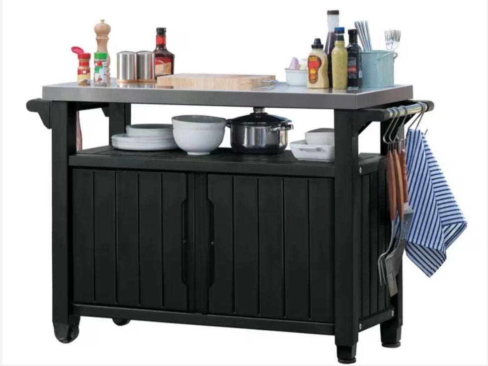 Keter Unity XL BBQ tafel, Tuin en Terras, Buitenkeukens, Ophalen, Nieuw