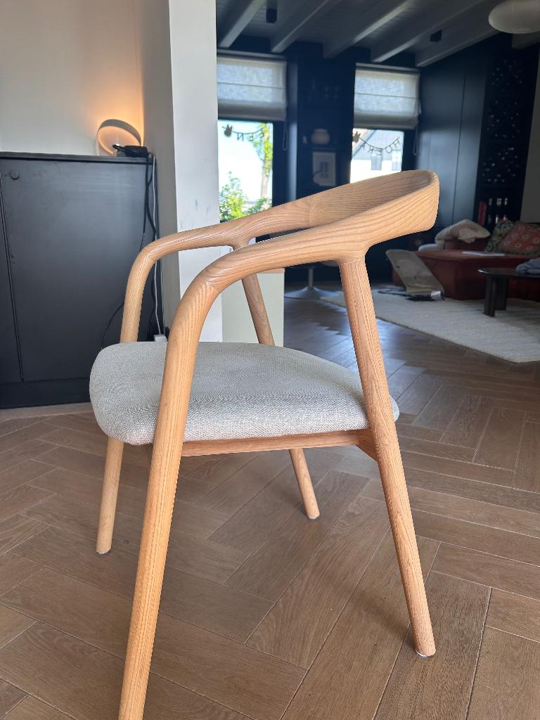 Eetkamerstoelen, Ophalen, Gebruikt, Japandi, Scandinavisch, Grijs