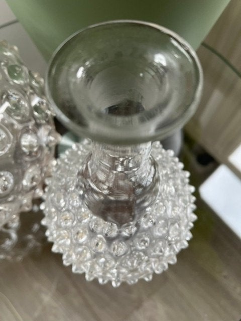 Vintage Empoli hobnail glazen set, Ophalen of Verzenden