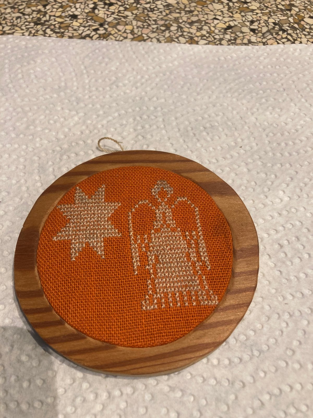 Oud borduurwerkje, Antiek en Kunst, Curiosa en Brocante, Ophalen of Verzenden