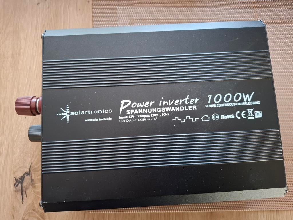 Solartronics Power Inverter 1000W - Gebruikt & Werkend, Ophalen of Verzenden, Gebruikt