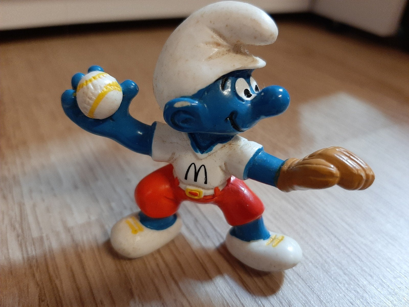 Mcdonalds smurf honkbal De Smurfen, Verzamelen, Smurfen, Ophalen of Verzenden