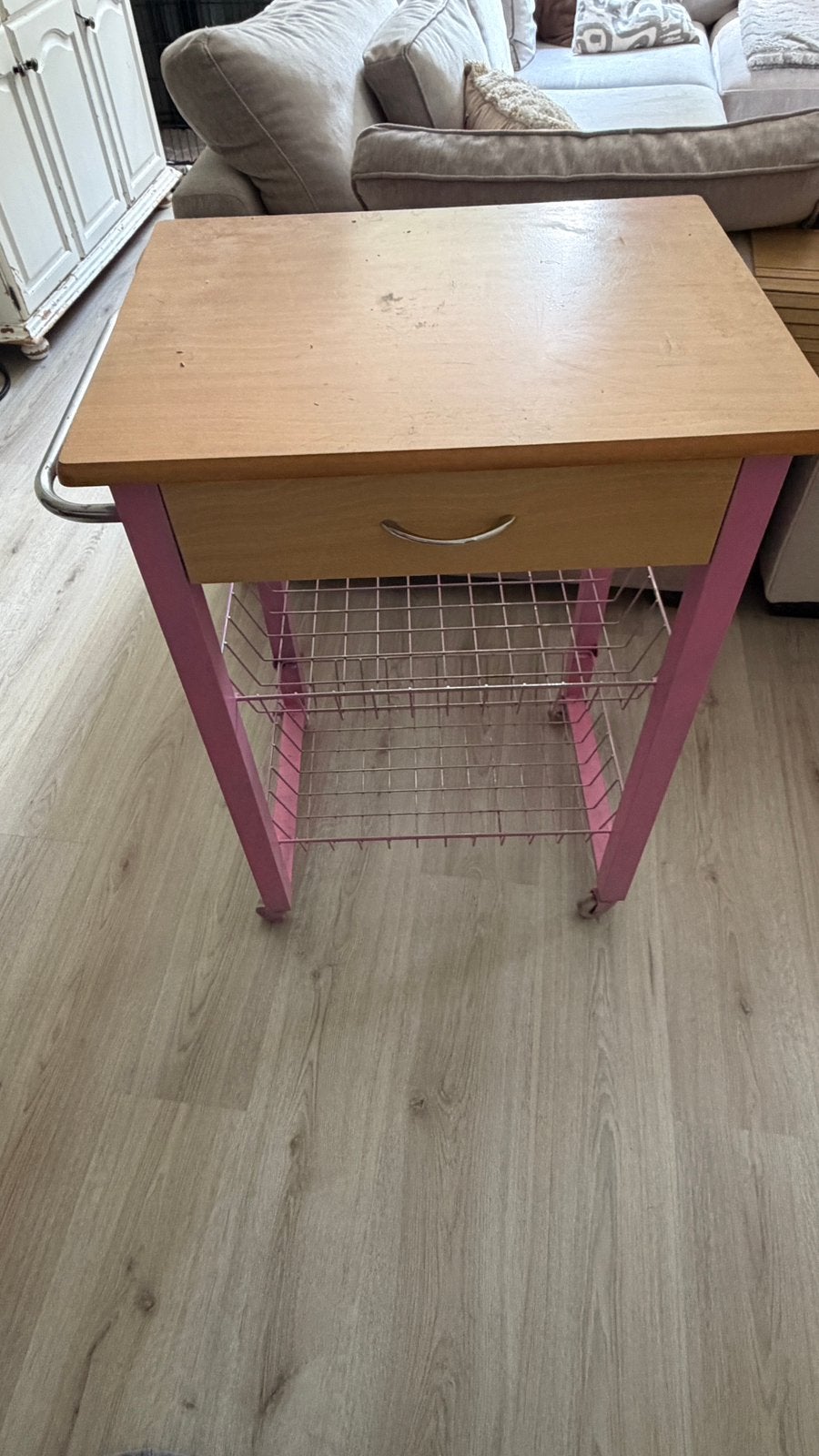 Keukentrolley, Ophalen, Gebruikt