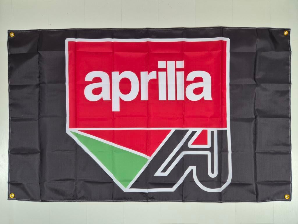Aprilia Bimota Derbi vlag GROOT nieuw, Ophalen of Verzenden, Nieuw