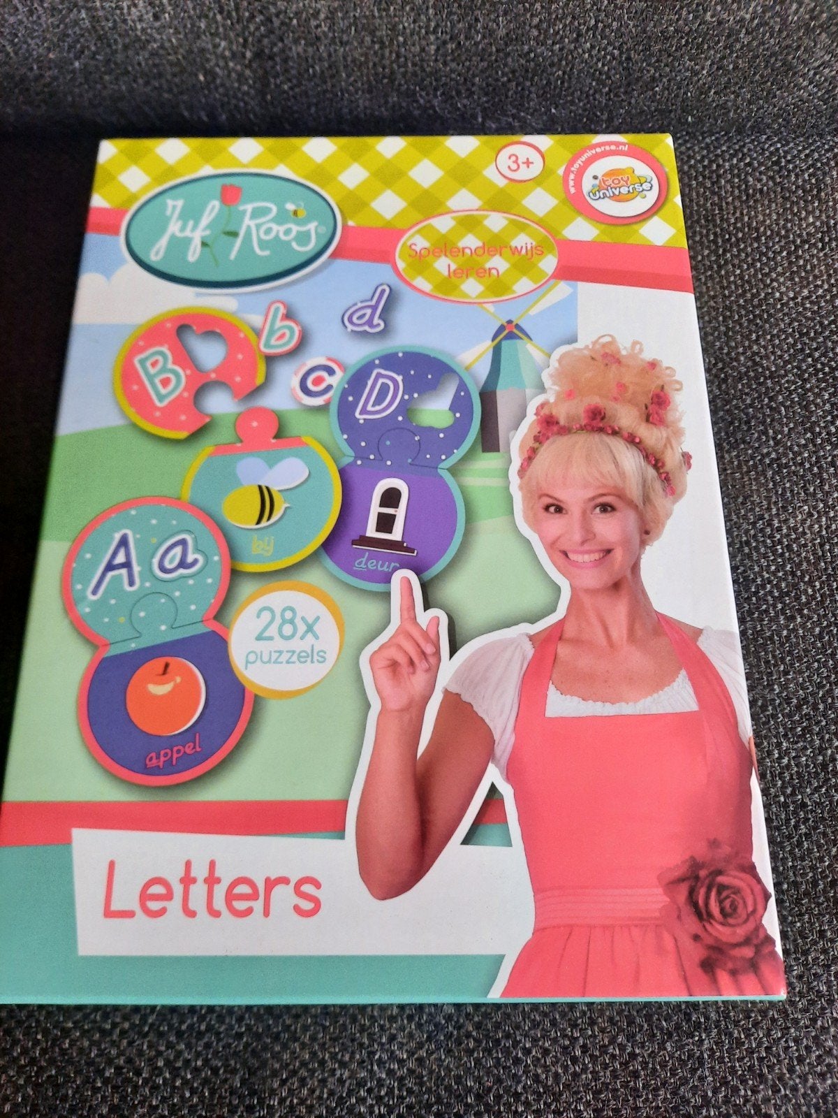 Juf Roos Letters Puzzels - Spelenderwijs Leren, Ophalen, Zo goed als nieuw, Taal en Lezen