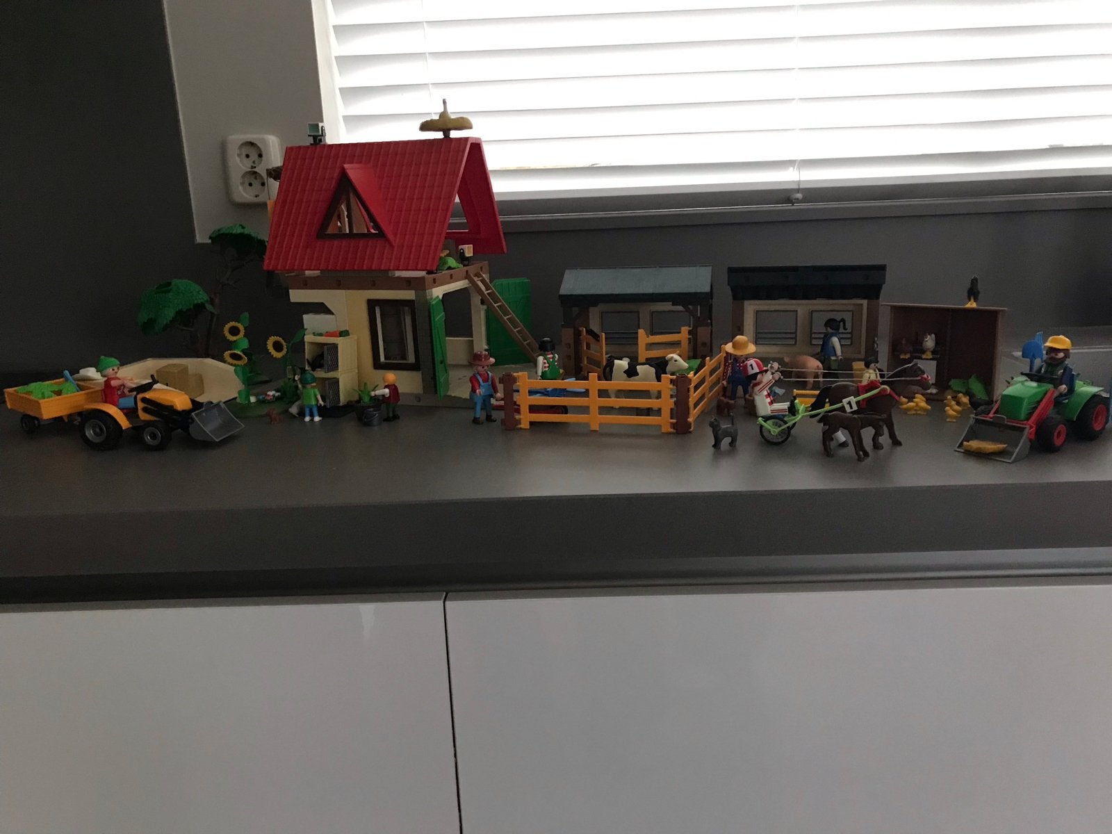 Grote Playmobil Boerderij Set met Veel Accessoires, Ophalen, Gebruikt, Jongen of Meisje