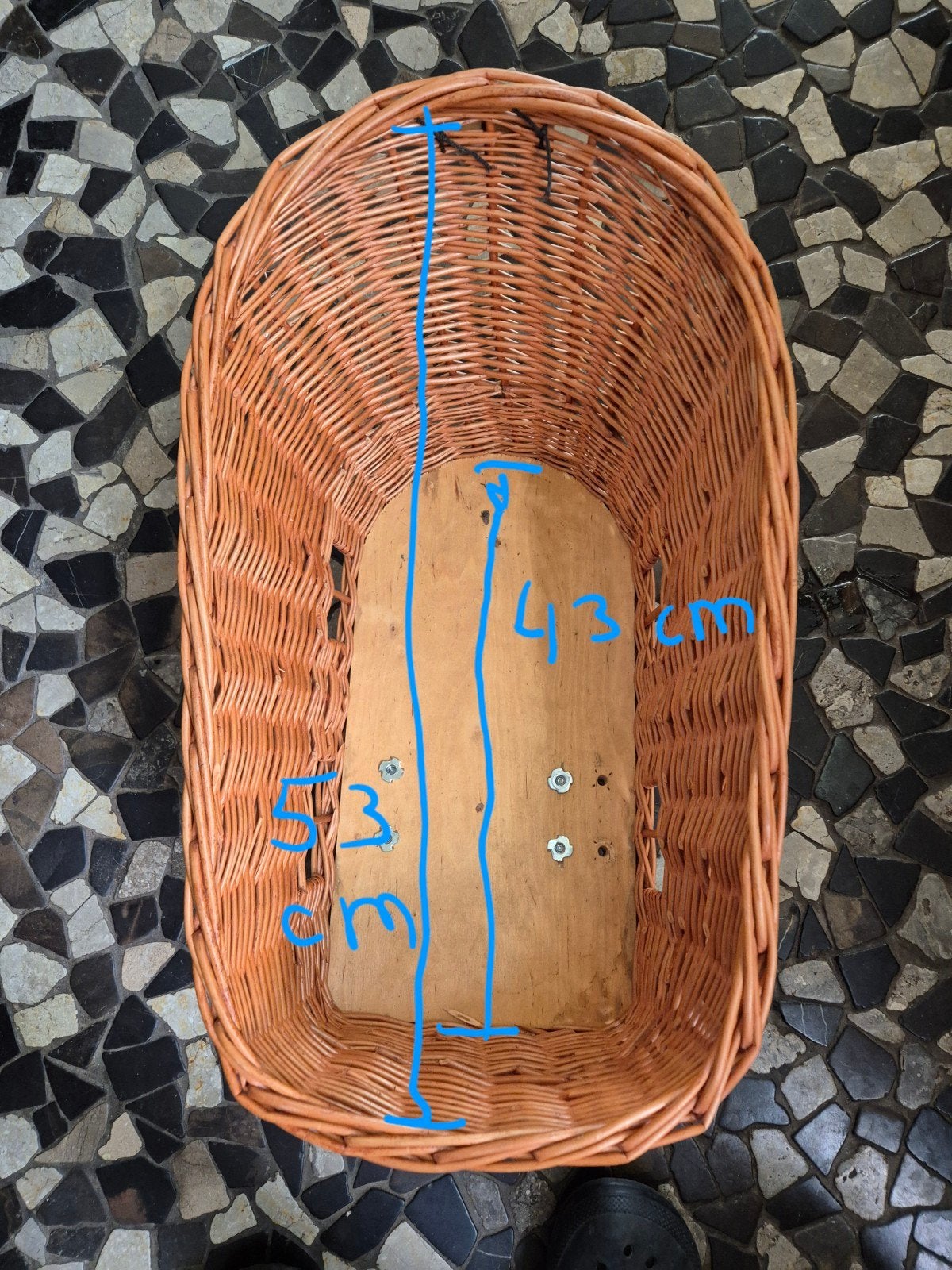 Rieten honden fietsmand (NIEUW!) voor de maten zie de foto's, Ophalen, Nieuw