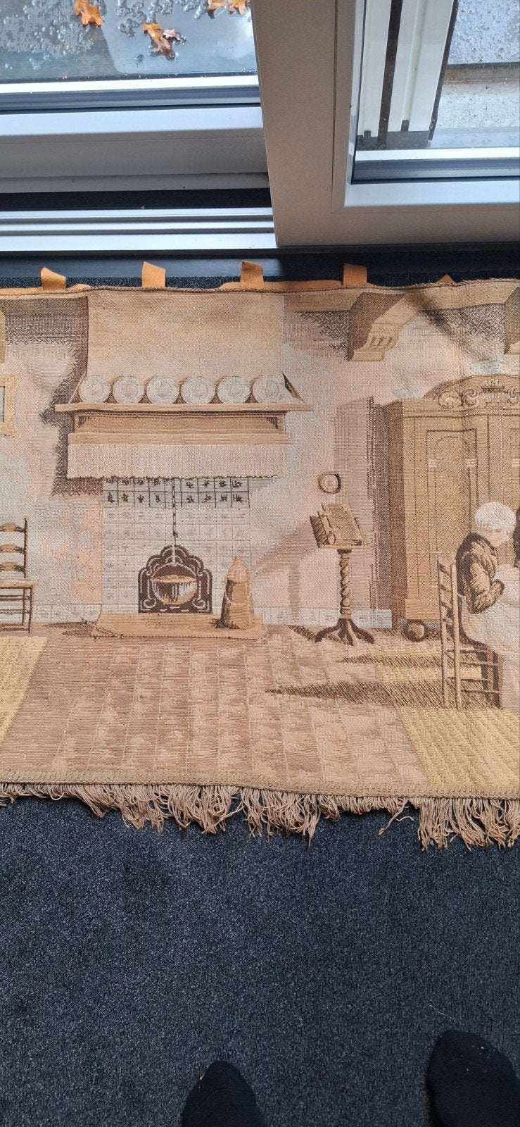 Vintage Gobelin Wandtapijt - Historisch Tafereel, Ophalen of Verzenden
