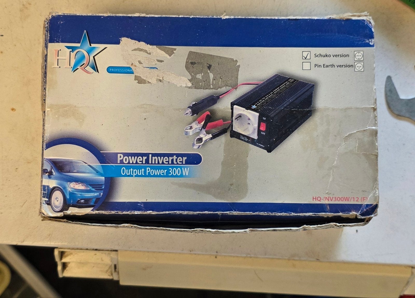 HQ Power Inverter 300W - 12V DC naar 230V AC, Ophalen, Gebruikt