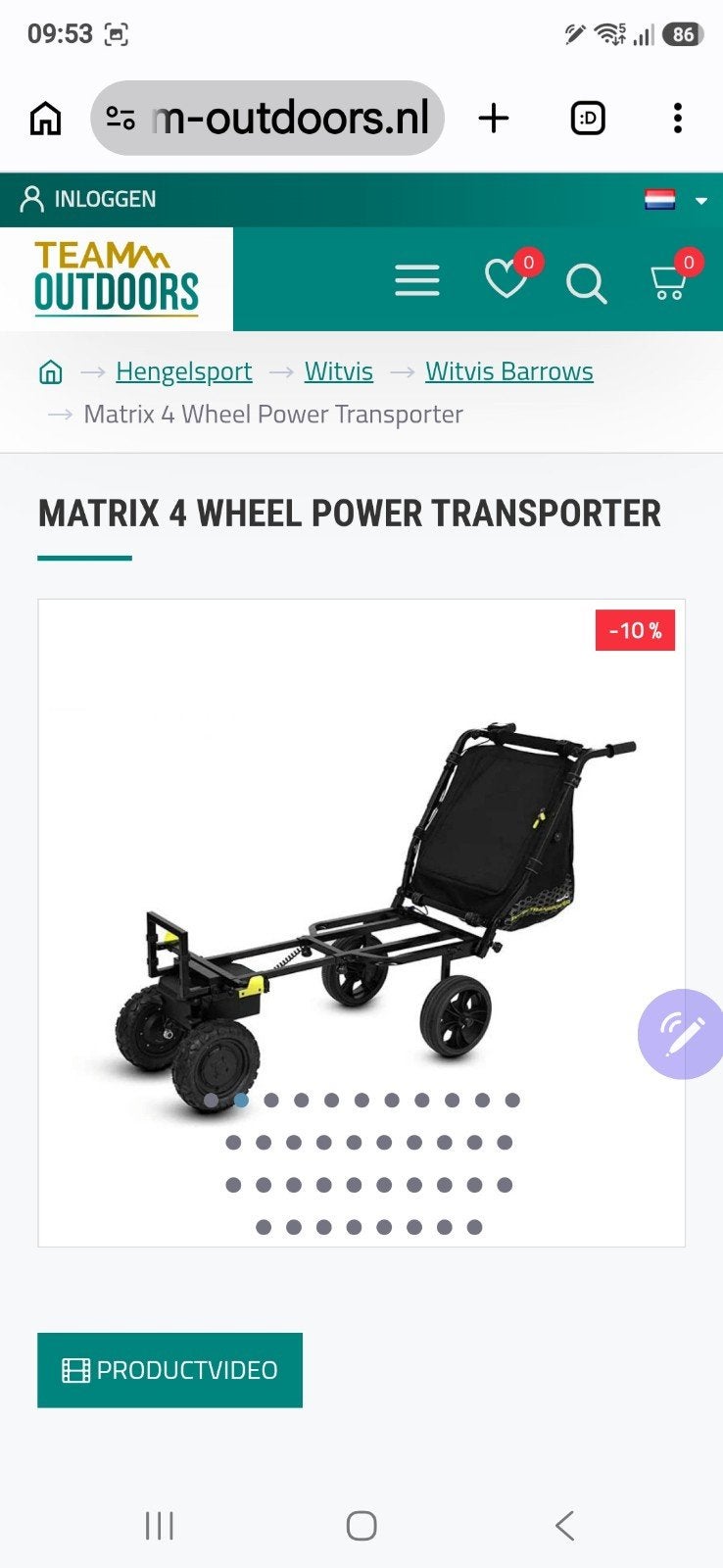 Matrix4Wheel Power  transporter, Ophalen, Nieuw, Overige typen