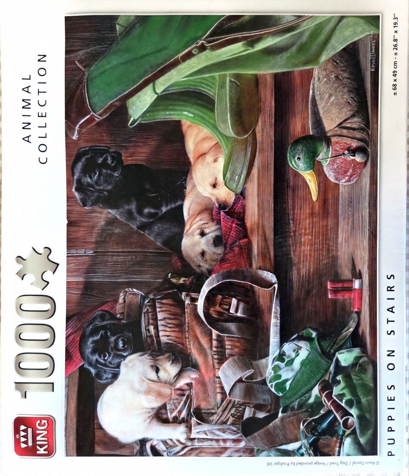 Een hele leuke legpuzzel uit de serie King Animal collection, Ophalen of Verzenden, 500 t/m 1500 stukjes, Zo goed als nieuw, Legpuzzel