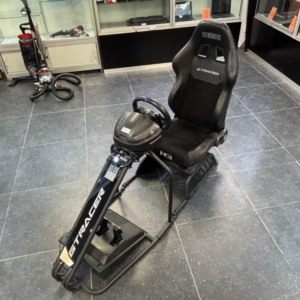 Thrustmaster T300 RS + Next level racing GTracer 2.0, Thrustmaster, Zo goed als nieuw, https://support.thrustmaster.com/en/contact-en/