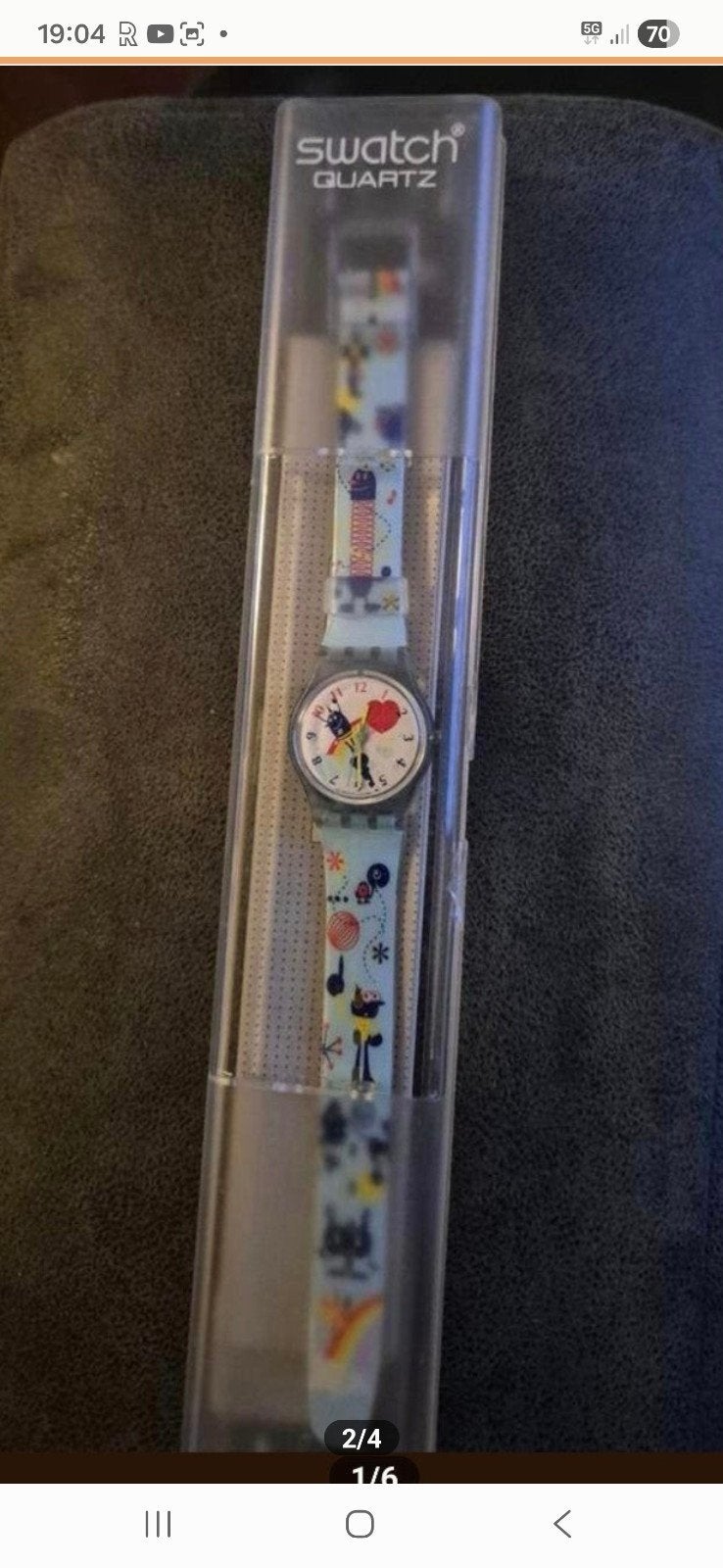 2 nieuwe opgedragen vintage swatch horloges, Ophalen, Kunststof, Kunststof, Swatch
