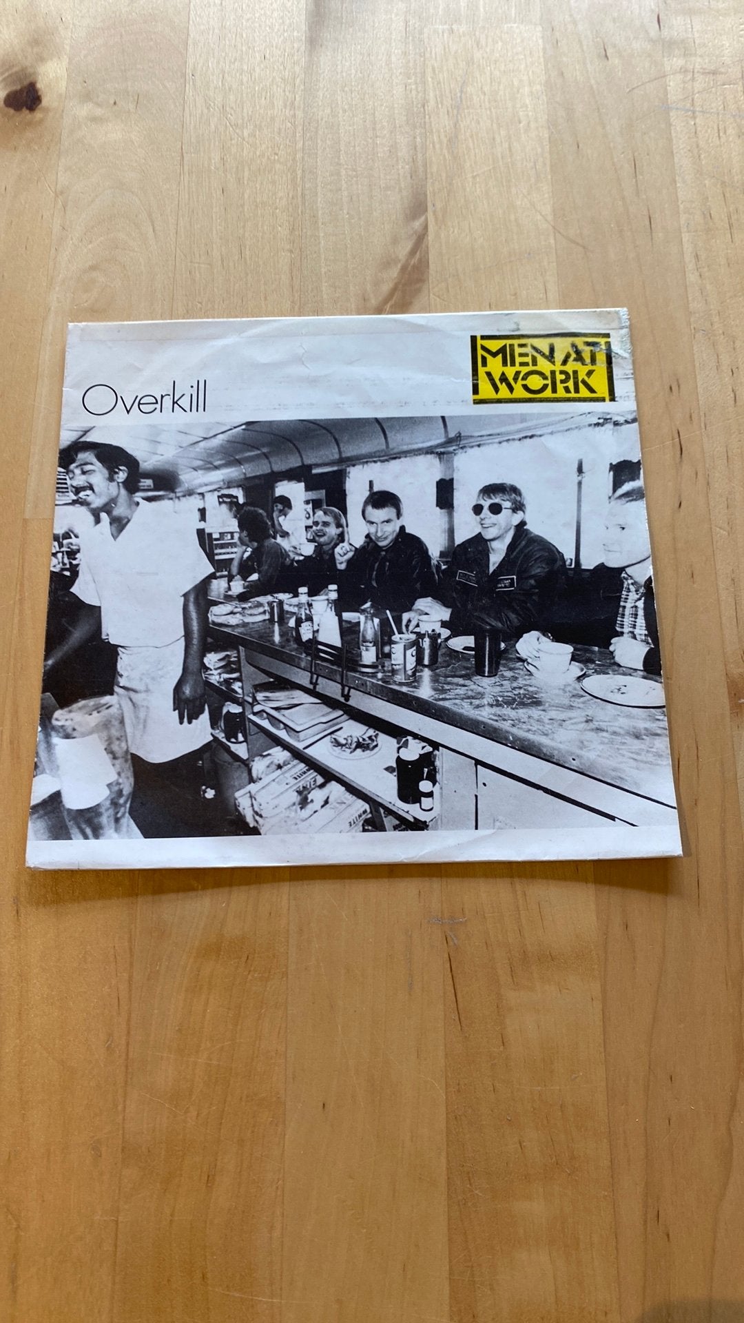 Vinyl single Men at Work - Overkill, Ophalen of Verzenden, Gebruikt, Pop