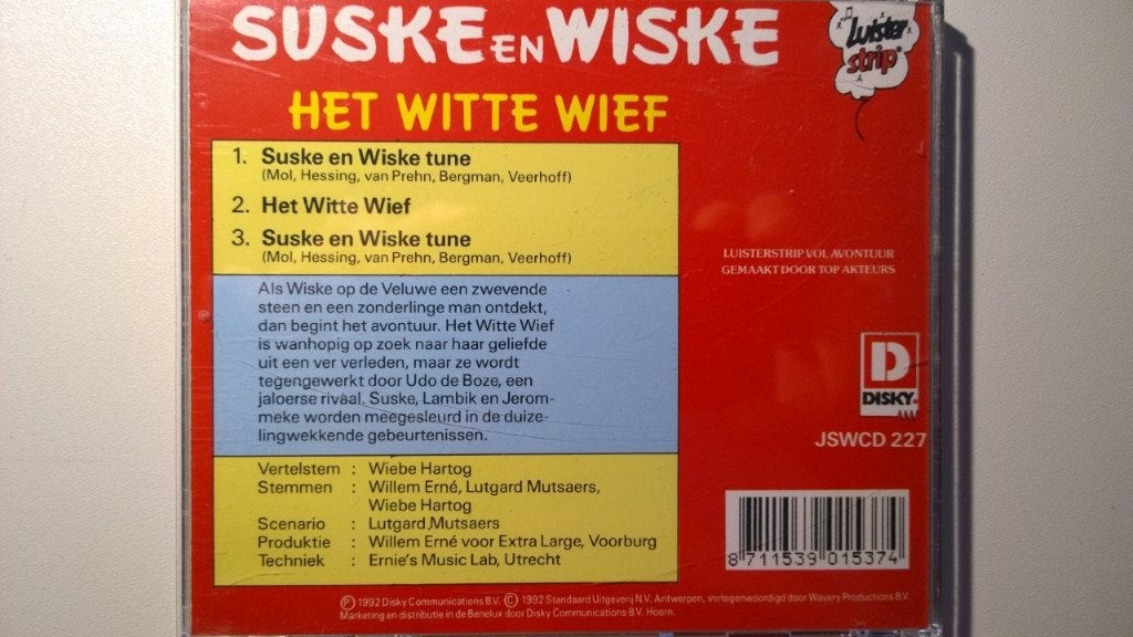 Suske en Wiske - Het Witte Wief, Boeken, Ophalen of Verzenden, Cd, Kind