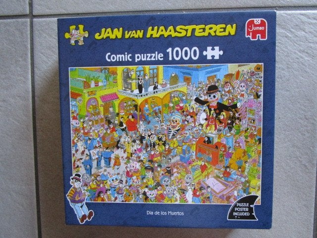 NIEUW !!! JAN VAN HAASTEREN : DIA DE LOS MUERTOS 1000 st., Ophalen of Verzenden, 500 t/m 1500 stukjes, Nieuw, Legpuzzel