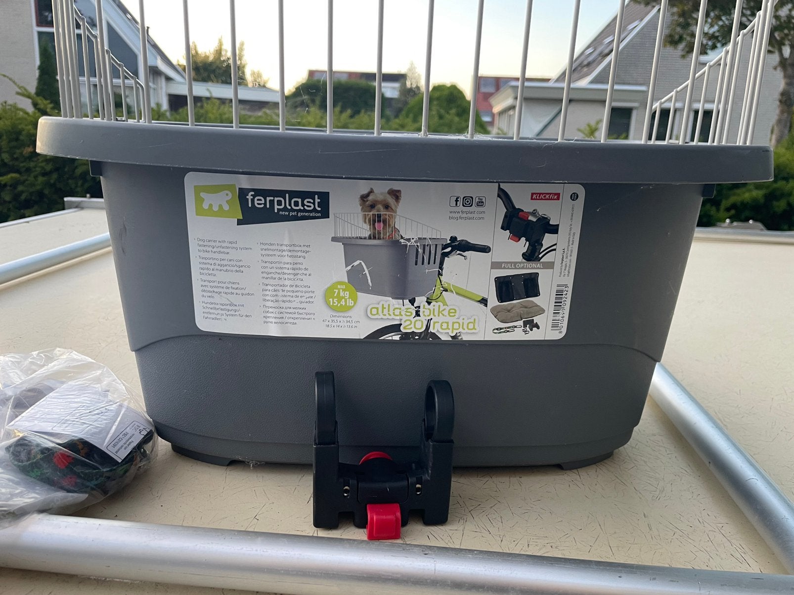 Honden fiets mandje, Ophalen, Nieuw, Fietsmand