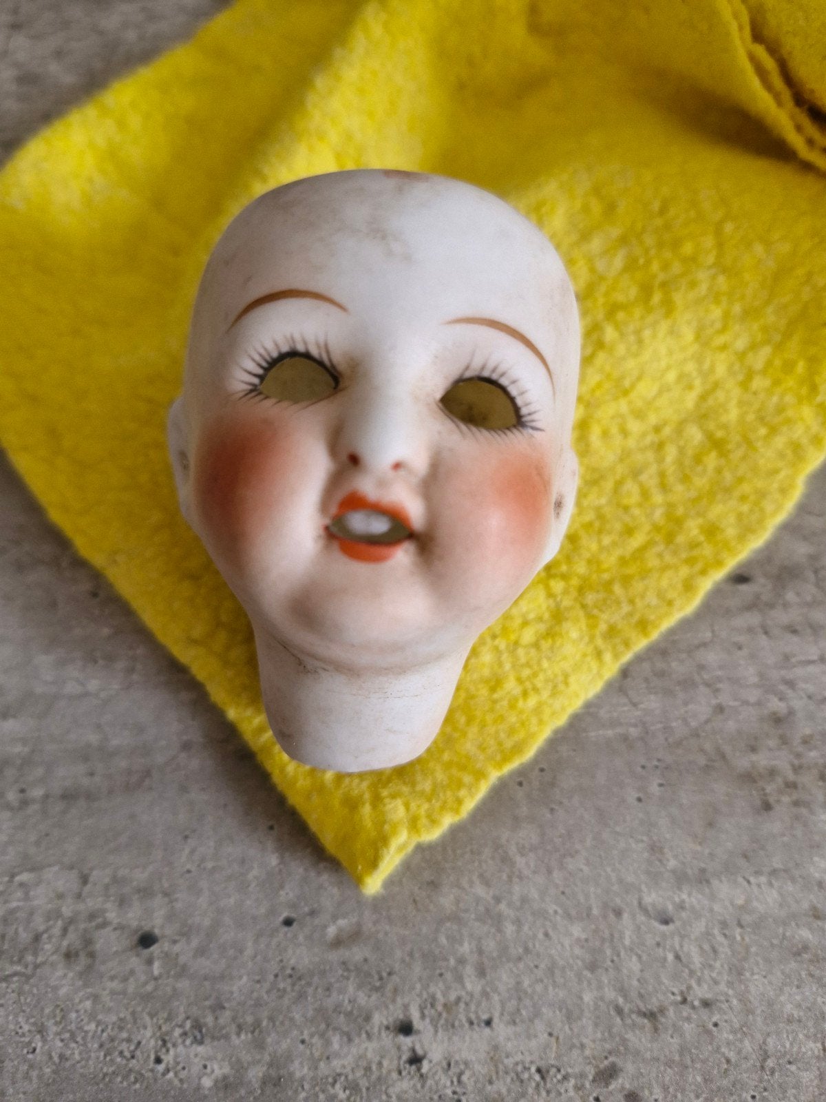 porselein poppen hoofdje, Antiek en Kunst, Ophalen
