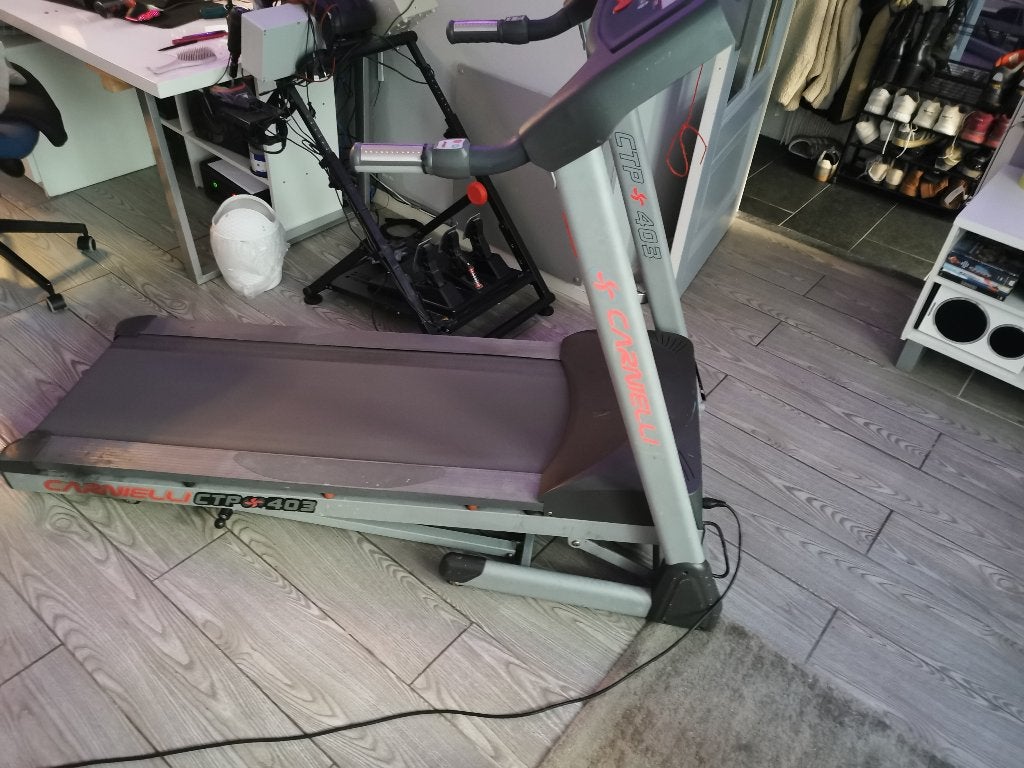 Carnielli CTP 403 Elektrische Loopband - Inklapbaar 16km/u, Ophalen, Gebruikt, Metaal, Loopband