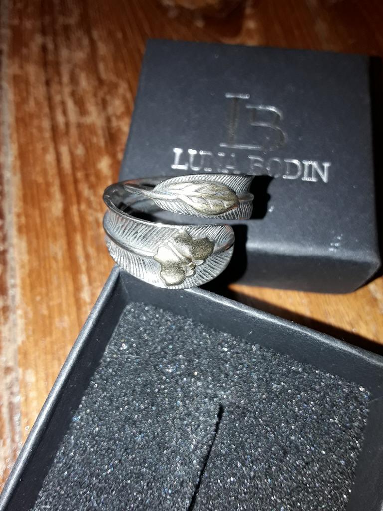 Zilveren 925 Luna Bodin ring, Sieraden, Tassen en Uiterlijk, Ophalen of Verzenden, Zo goed als nieuw, Dame, Zilver