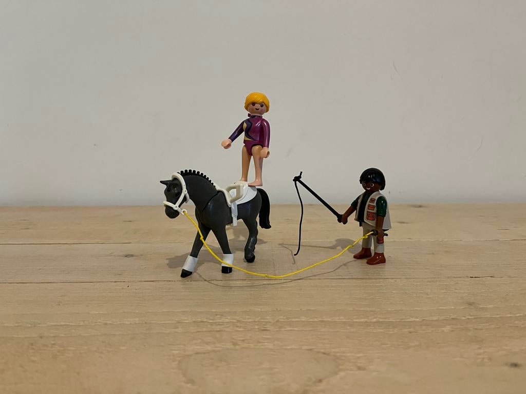 Playmobil - Acrobate te paard met trainer – 5229, Ophalen, Zo goed als nieuw, Complete set
