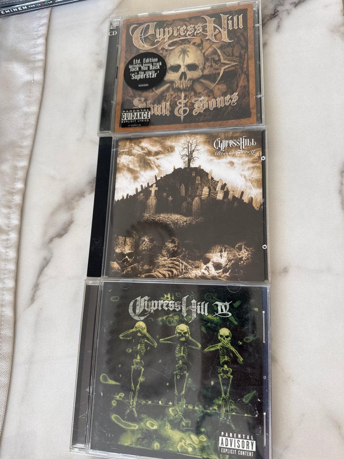 Cypress Hill CD Collectie: Skull & Bones, Black Sunday, IV, Ophalen of Verzenden, Gebruikt