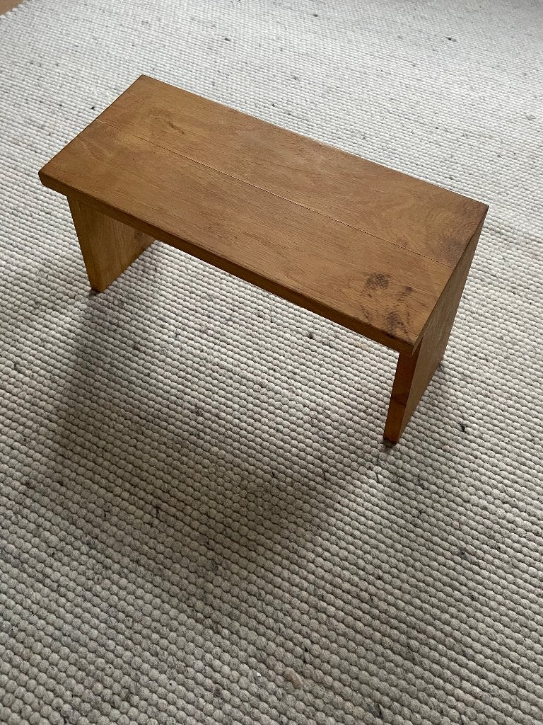 Houten meditatiebankje, Sport en Fitness, Yoga en Pilates, Ophalen, Gebruikt, Yoga-accessoire