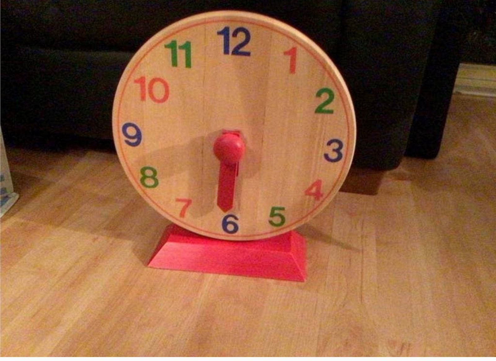 Grote Houten Speelgoed klok 🌺 Lees ook de info, Ophalen, Zo goed als nieuw