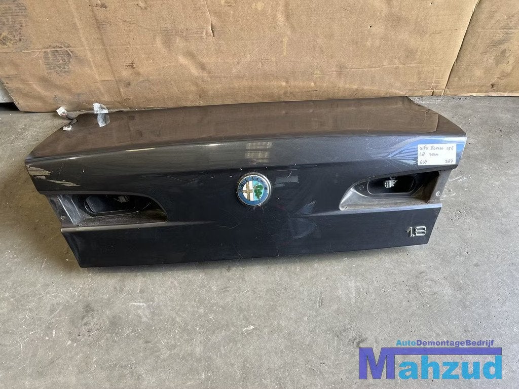 ALFA ROMEO 156 ZWART 639 achterklep 1997-2005, Gebruikt, Dpofca@stellantis.com, Deur, Stellantis Europe S.p.A.