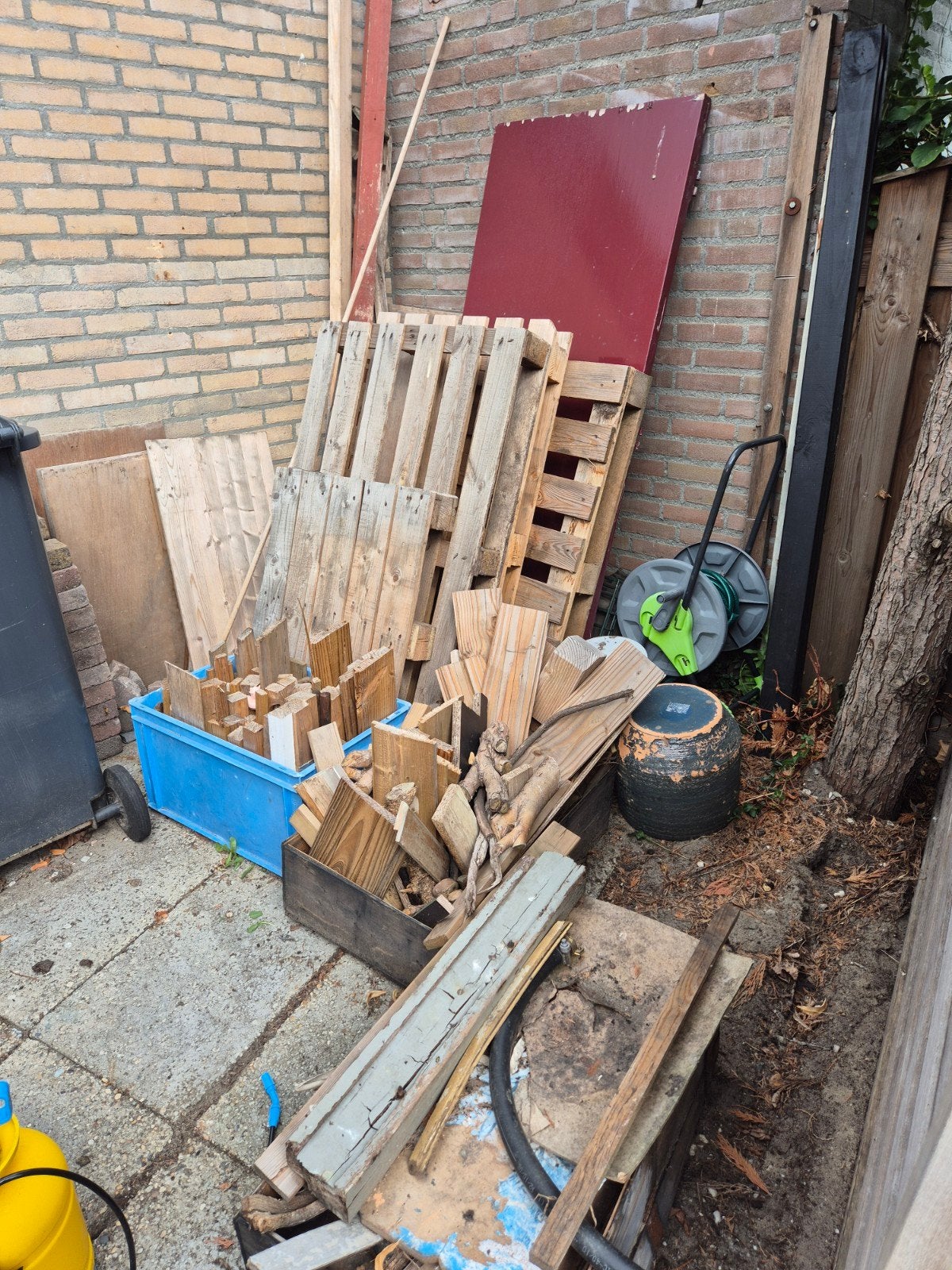 Stookhout GRATIS ophalen, Minder dan 3 m³, Ophalen