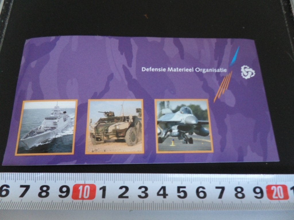 sticker Leger Defensie Materieel Organisatie *, Ophalen of Verzenden, Zo goed als nieuw
