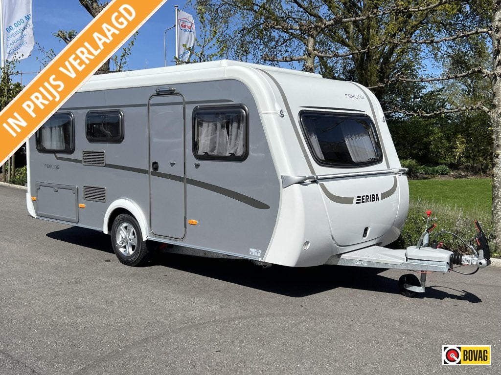 Eriba Feeling 425 Nieuw ongebruikt bj 2024, Caravans en Kamperen, Standaardzit, Bedrijf, Tot en met 3, Eriba