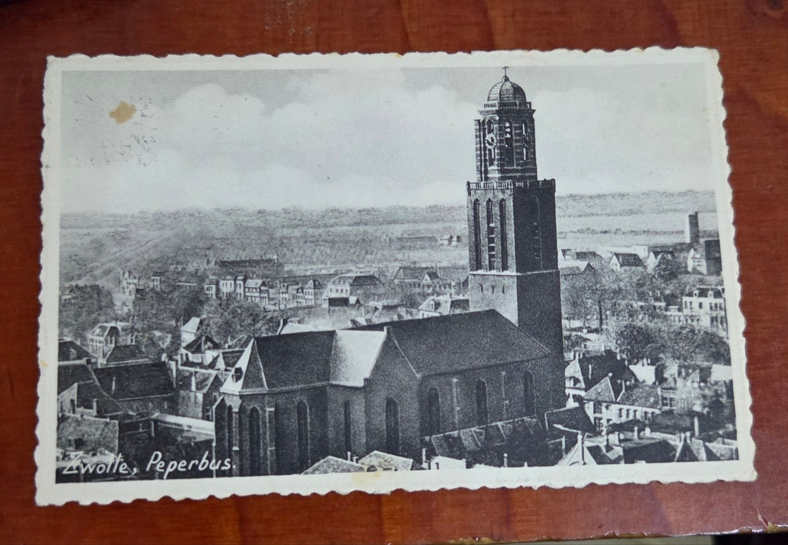 Oude ansichtkaart Zwolle, Peperbus, Ophalen of Verzenden