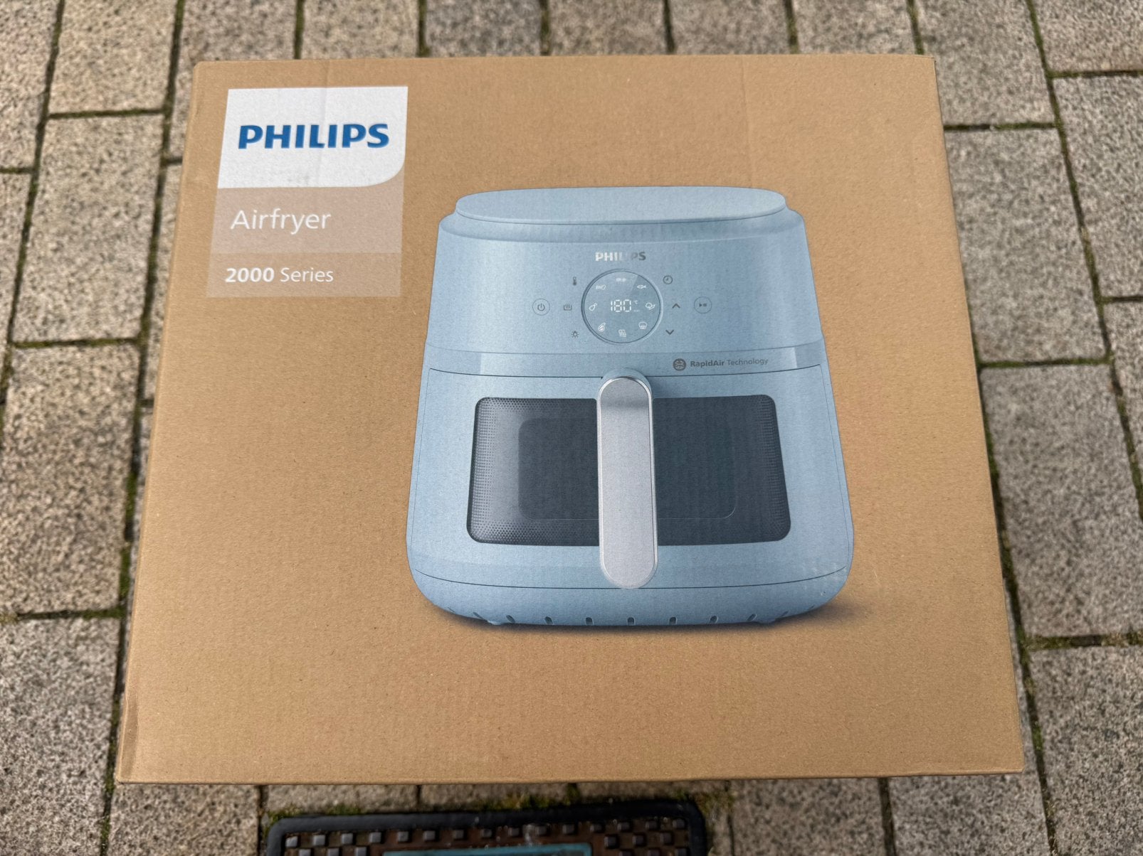 Philips Airfryer 2000 Series 6,2L (NA231/40) – Nieuw!, Ophalen, Zo goed als nieuw, Airfryer