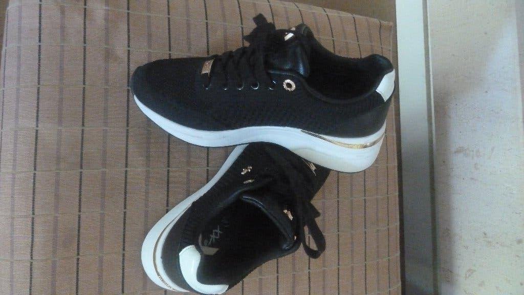 zwarte sneakers maat 38, Mexx, Zwart, Ophalen of Verzenden, Sneakers of Gympen