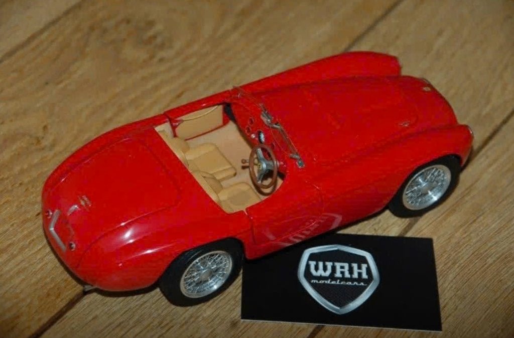 FERRARI 166 MM rosso corsa Hotwheels elite no box 1:18 WRH, Verzenden, Zo goed als nieuw, Auto, Hot Wheels