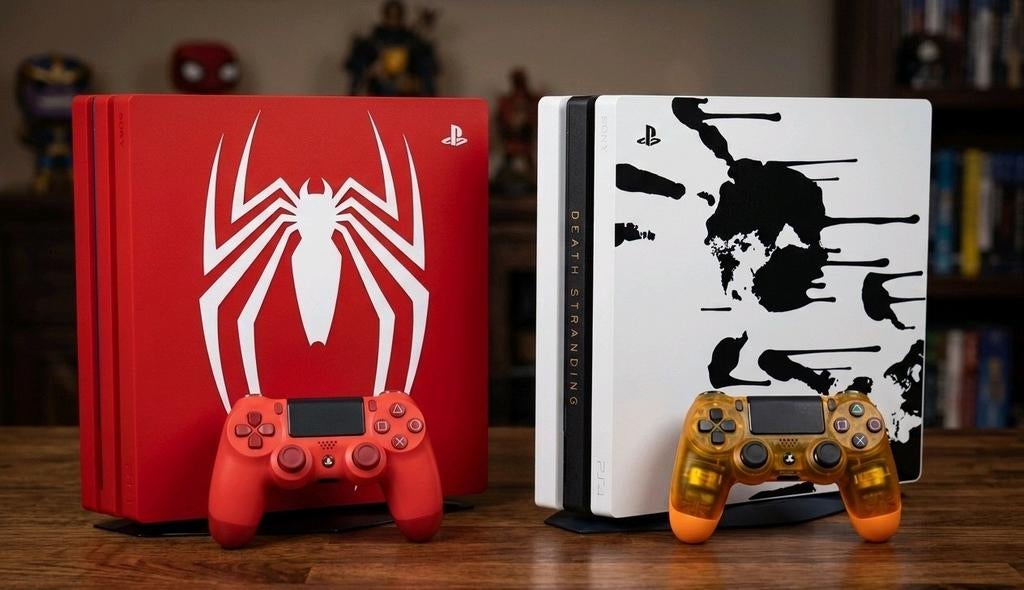 2x PS4 Pro 1TB Limited Edition: Spider-Man & Death Stranding, Spelcomputers en Games, Spelcomputers | Sony PlayStation 4, Ophalen of Verzenden