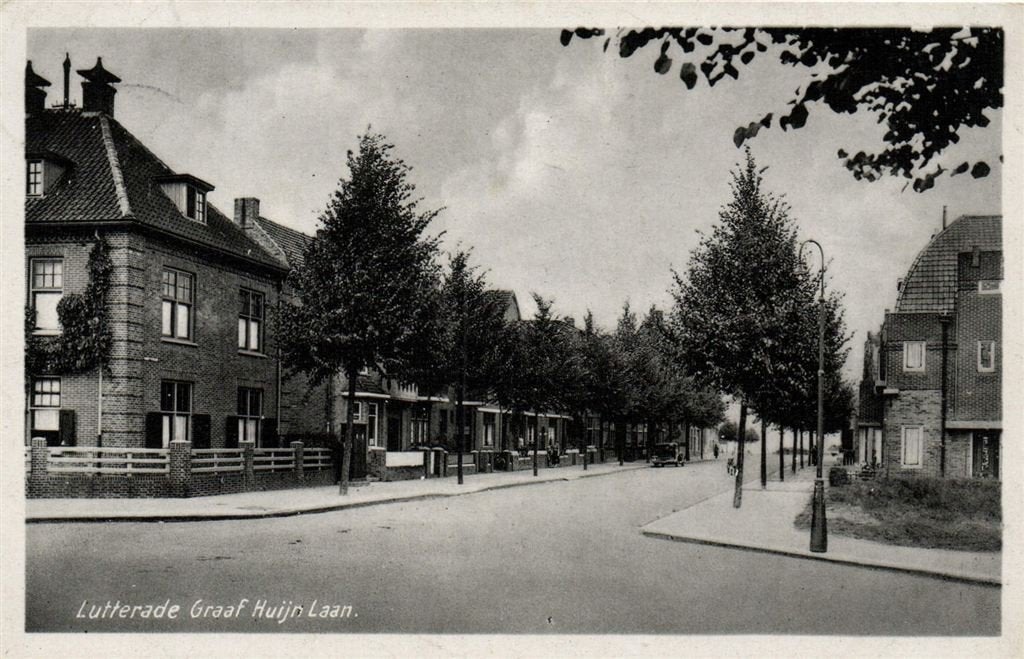 Lutterade - Graaf Huijn Laan. - gelopen, Verzenden, 1920 tot 1940, Gelopen, Limburg