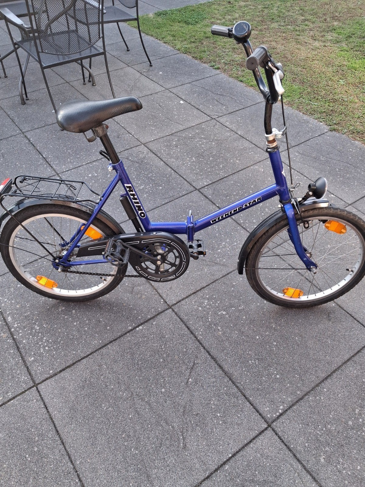 Vouwfiets met terugtraprem en velgrem voor, Overige merken, Gebruikt, Ophalen of Verzenden, Totaal opvouwbaar