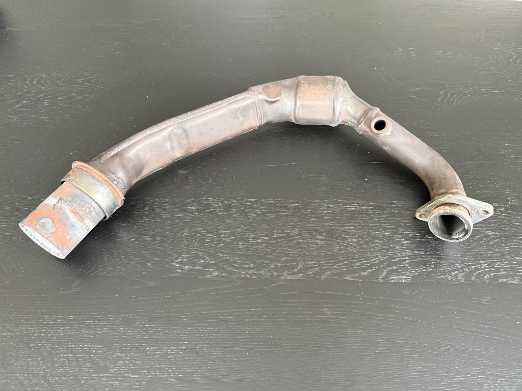 Originele uitlaatbocht KTM Duke 390 2022, Motoren, Ophalen, Gebruikt