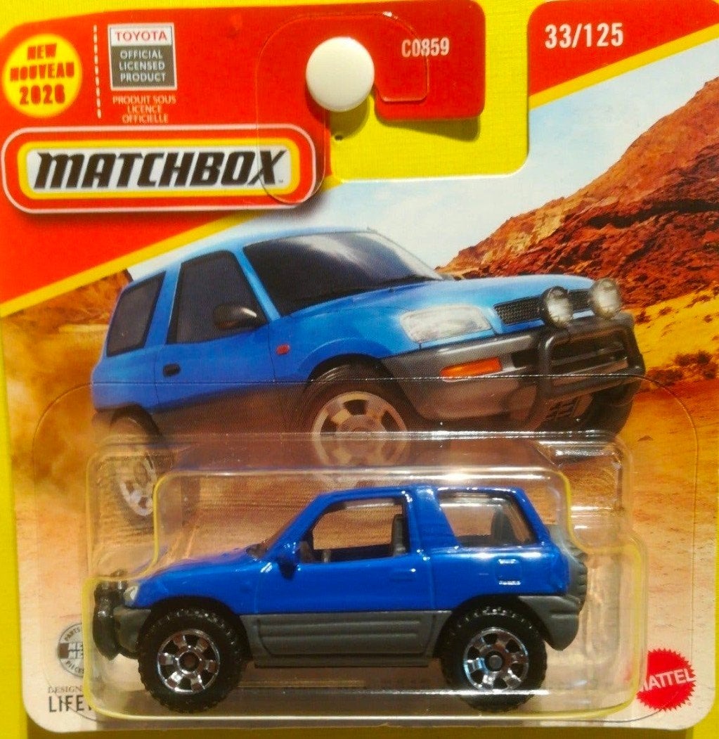 1997 Toyota RAV4 Off Road Matchbox 33/125 2026, Ophalen of Verzenden, Nieuw, Auto